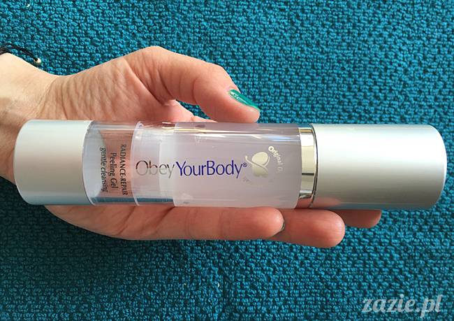 blog kosmetyczny, recenzje i testy kosmetyków, opinie o kosmetykach, leczenie trądziku, cera tłusta, cera problematyczna z niedoskonałościami, Obey Your Body, Radiance-Repair Peeling Gel peeling enzymatyczny