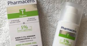 [recenzja] Pharmaceris, Sebo Almond Peel, Krem z kwasem migdałowym 5%