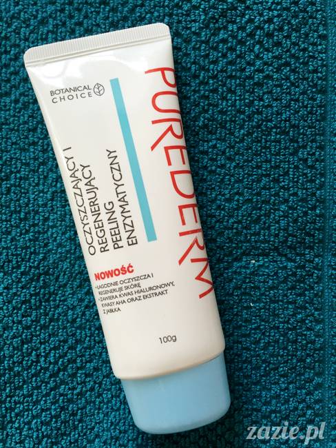 blog kosmetyczny, recenzje i testy kosmetyków, opinie o kosmetykach, leczenie trądziku, cera tłusta, cera problematyczna z niedoskonałościami, Purederm Oczyszczająco-Regenerujący Peeling Enzymatyczny