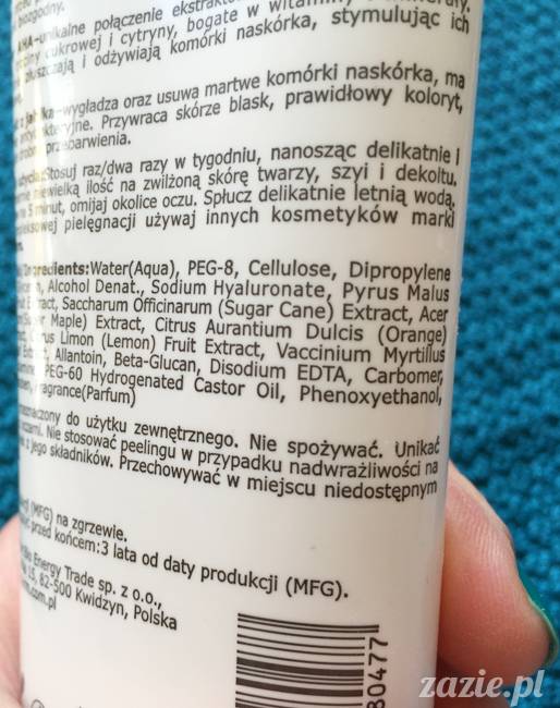 blog kosmetyczny, recenzje i testy kosmetyków, opinie o kosmetykach, leczenie trądziku, cera tłusta, cera problematyczna z niedoskonałościami, Purederm Oczyszczająco-Regenerujący Peeling Enzymatyczny