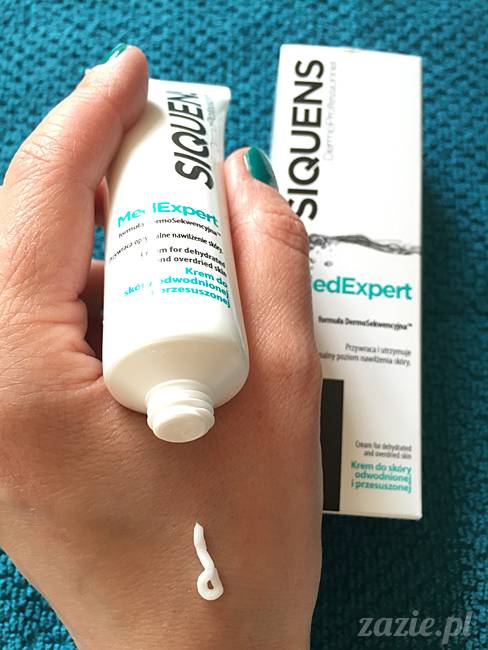 blog kosmetyczny, recenzje i testy kosmetyków, opinie o kosmetykach, leczenie trądziku, cera tłusta, cera problematyczna z niedoskonałościami, Siquens Med Expert Krem do skóry odwodnionej i przesuszonej