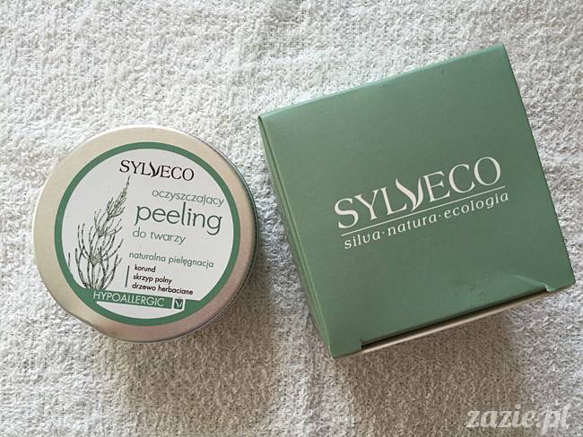 blog kosmetyczny, recenzje i testy kosmetyków, opinie o kosmetykach, leczenie trądziku, cera tłusta, cera problematyczna z niedoskonałościami, Sylveco Oczyszczający Peeling z korundem, korund skrzyp polny drzewo herbaciane