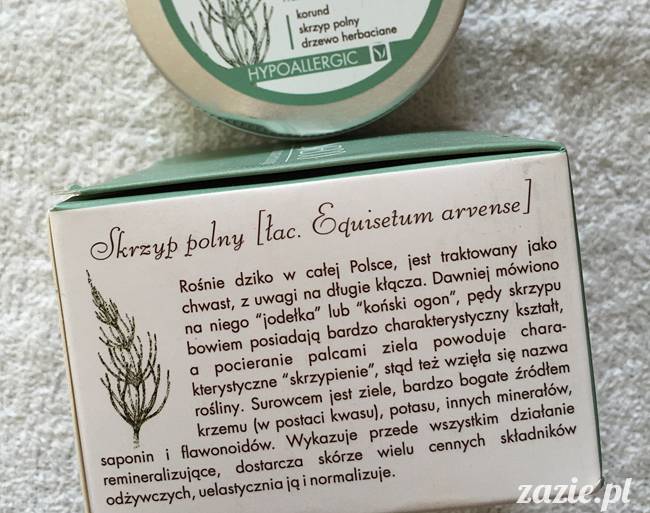 blog kosmetyczny, recenzje i testy kosmetyków, opinie o kosmetykach, leczenie trądziku, cera tłusta, cera problematyczna z niedoskonałościami, Sylveco Oczyszczający Peeling z korundem, korund skrzyp polny drzewo herbaciane