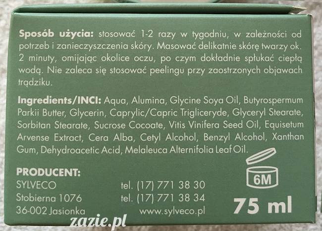blog kosmetyczny, recenzje i testy kosmetyków, opinie o kosmetykach, leczenie trądziku, cera tłusta, cera problematyczna z niedoskonałościami, Sylveco Oczyszczający Peeling z korundem, korund skrzyp polny drzewo herbaciane