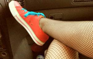 I teraz wchodzę, ja – cała na biało, wielkości lodówki.