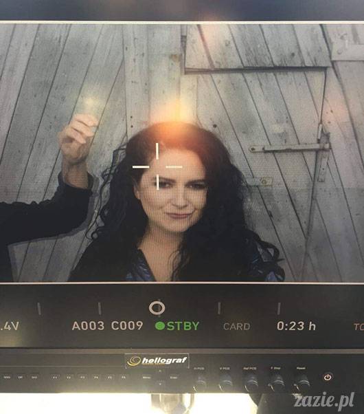 Katarzyna Nosowska, Ja pas, kręcenie teledysku, na planie teledysku