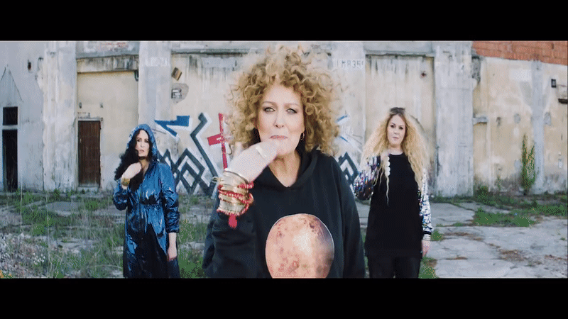 Katarzyna Nosowska, Ja pas, kręcenie teledysku, na planie teledysku