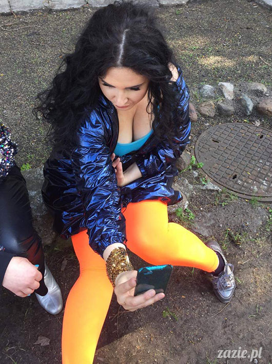 Katarzyna Nosowska, Ja pas, kręcenie teledysku, na planie teledysku