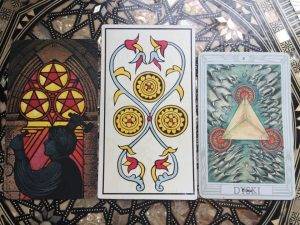 karta dnia: TRÓJKA DENARÓW (MONET, DYSKÓW)