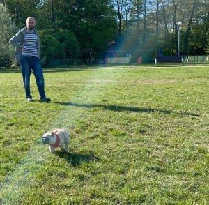 pierwszy spacer Czuczełka