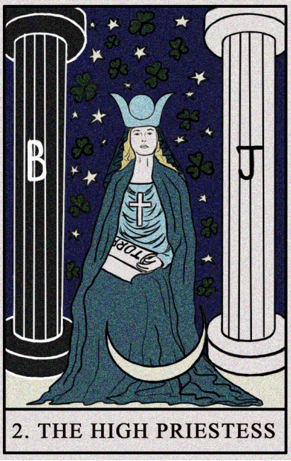 karta tarota ARCYKAPŁANKA (PAPIEŻYCA) znaczenie