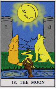 karta tarota KSIĘŻYC