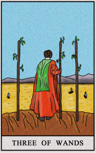 karta tarota: TRÓJKA KIJÓW