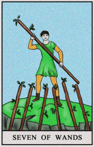 karta tarota: SIÓDEMKA KIJÓW