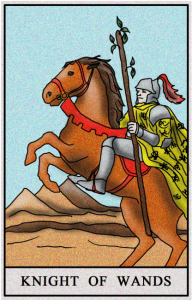 karta tarota: RYCERZ KIJÓW