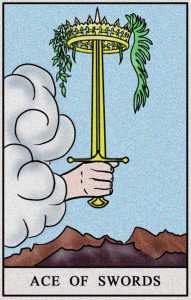 karta tarota: AS MIECZY