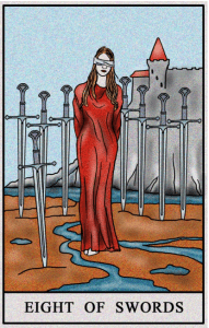 karta tarota: ÓSEMKA MIECZY