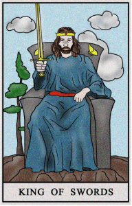 karta tarota: KRÓL MIECZY