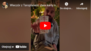 Wieczór z Taroplanem: dwie karty na pełnię Księżyca 🌝