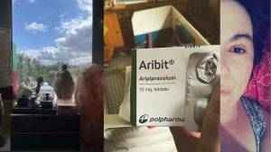 uśmiechnięty tasiemiec na arypiprazolu