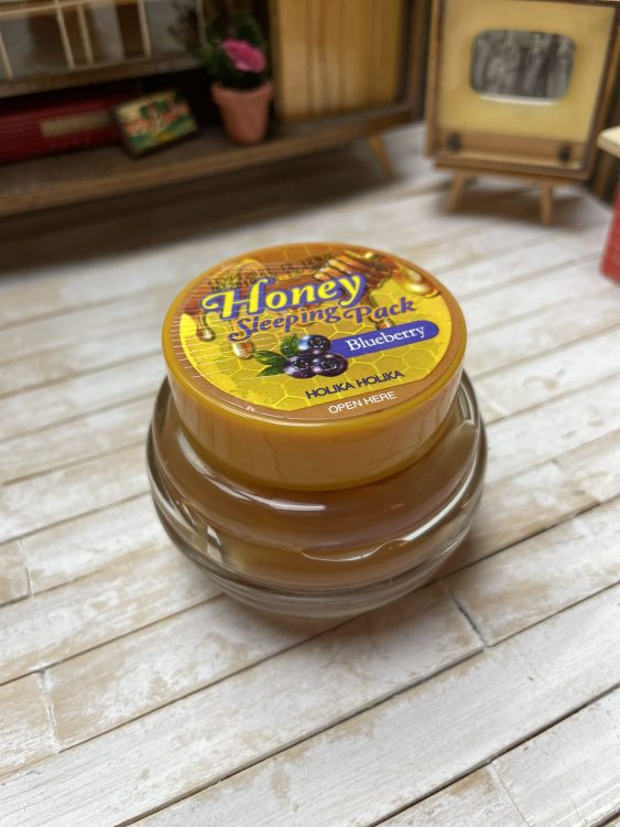 skład i opinie HOLIKA HOLIKA Honey Sleeping Pack Blueberry całonocna maseczka z miodem i borówką