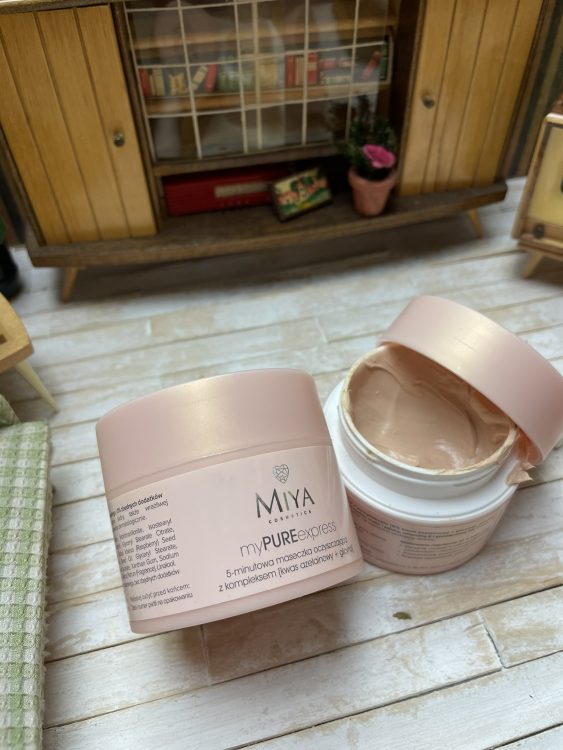 skład i opinie MIYA myPUREexpress 5-minutowa maseczka oczyszczająca Kwas azelainowy i glicyna
