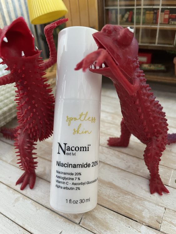 skład i opinie NACOMI Next level Spotless skin Niacinamide 20% (Serum do twarzy z 20% niacynamidu)