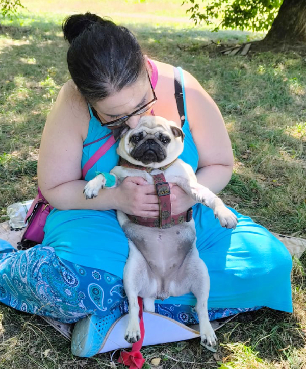 Małe Czuczu mops mopsik Zazie